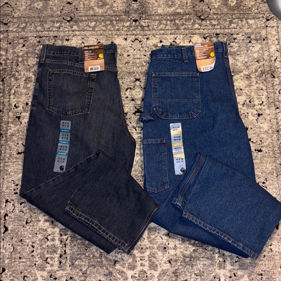 Carhartt Men’s (bundle of 2) Jeans both Sz 42x32 NWT